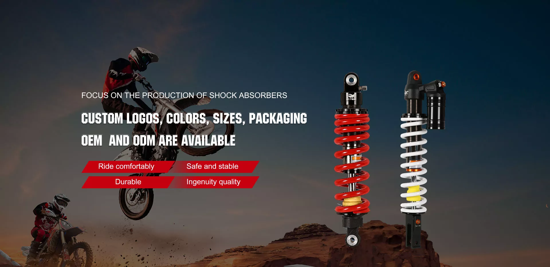 Kina støtdemper bak