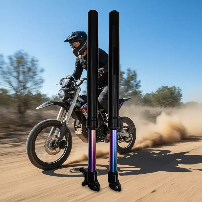 Rainbow Color Custom Inverted Forgaffel Motorsykkel støtdemper